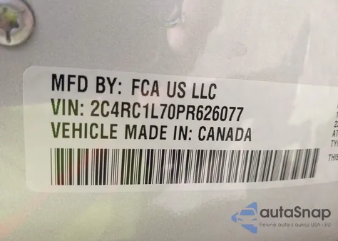 2023 Chrysler Pacifica Hybrid Touring L from USA, damaged, VIN 2C4RC1L70PR626077